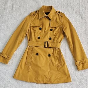 Banana Republic Yellow Trench Coat